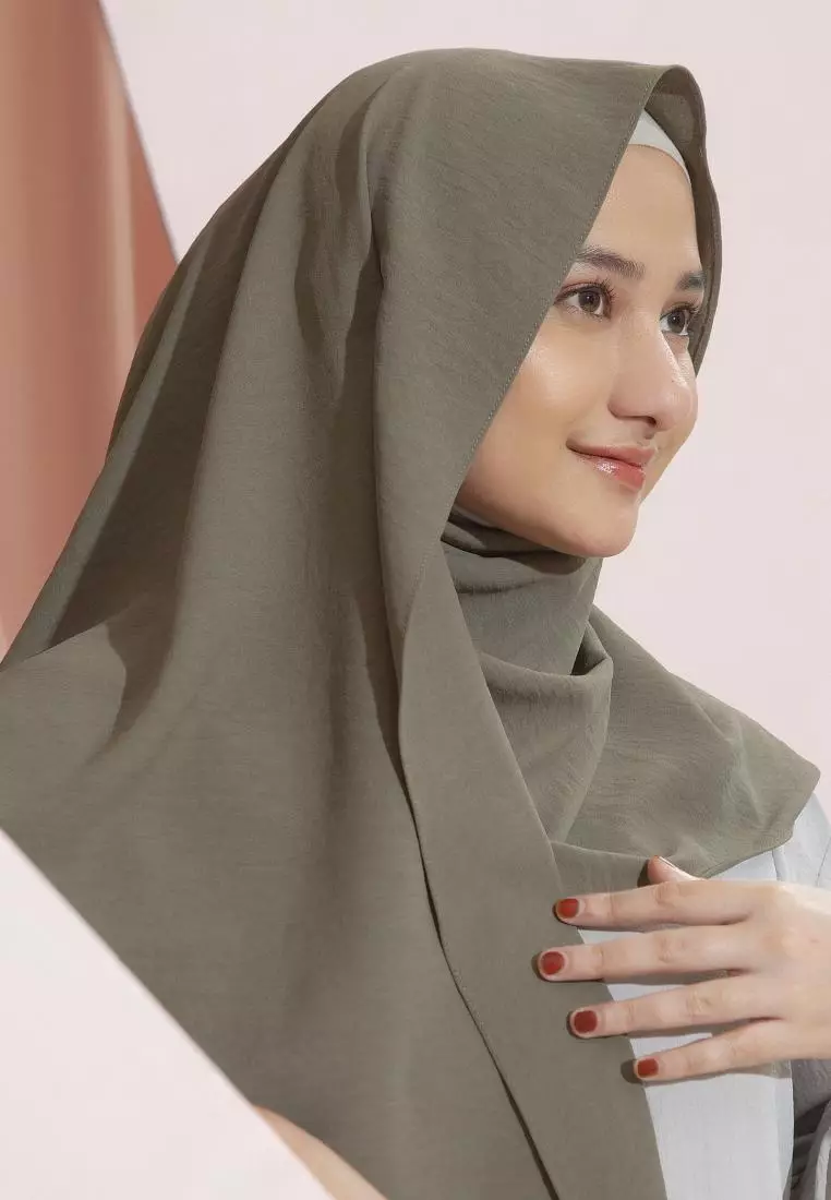 Zeera Shawl (Pashmina Melayu Lozy x Nadzira) Army