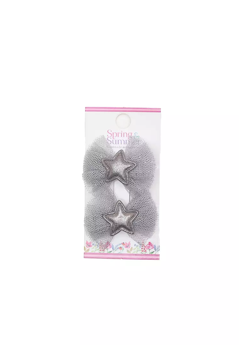 Isabella Hairclip (pairs) Silver