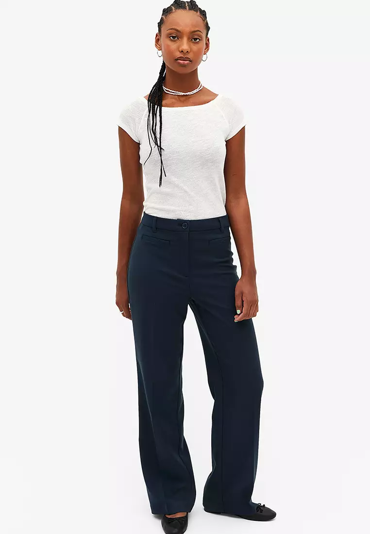 Buy Monki High Waist Tailored Trousers 2024 Online
