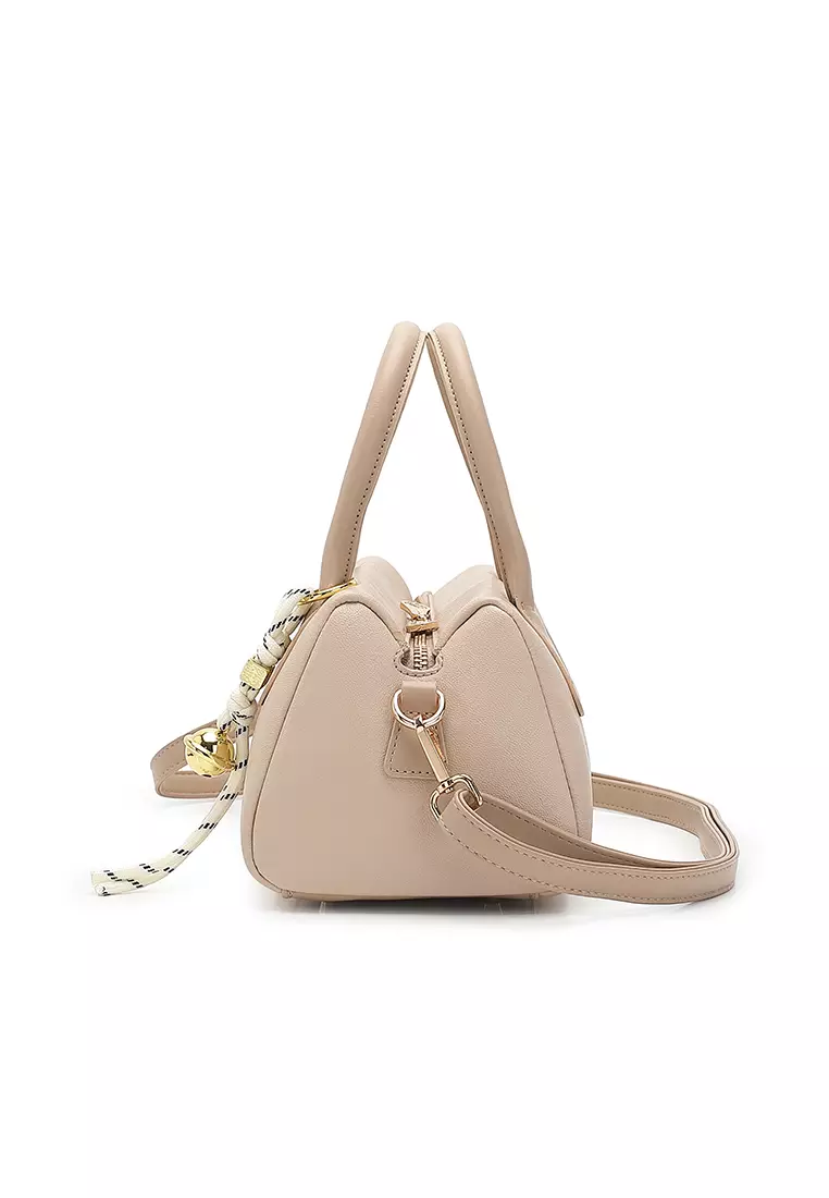 Women's Top Handle Bag / Sling Bag / Crossbody Bag (Tas Selempang / Tas Tangan) - Krem