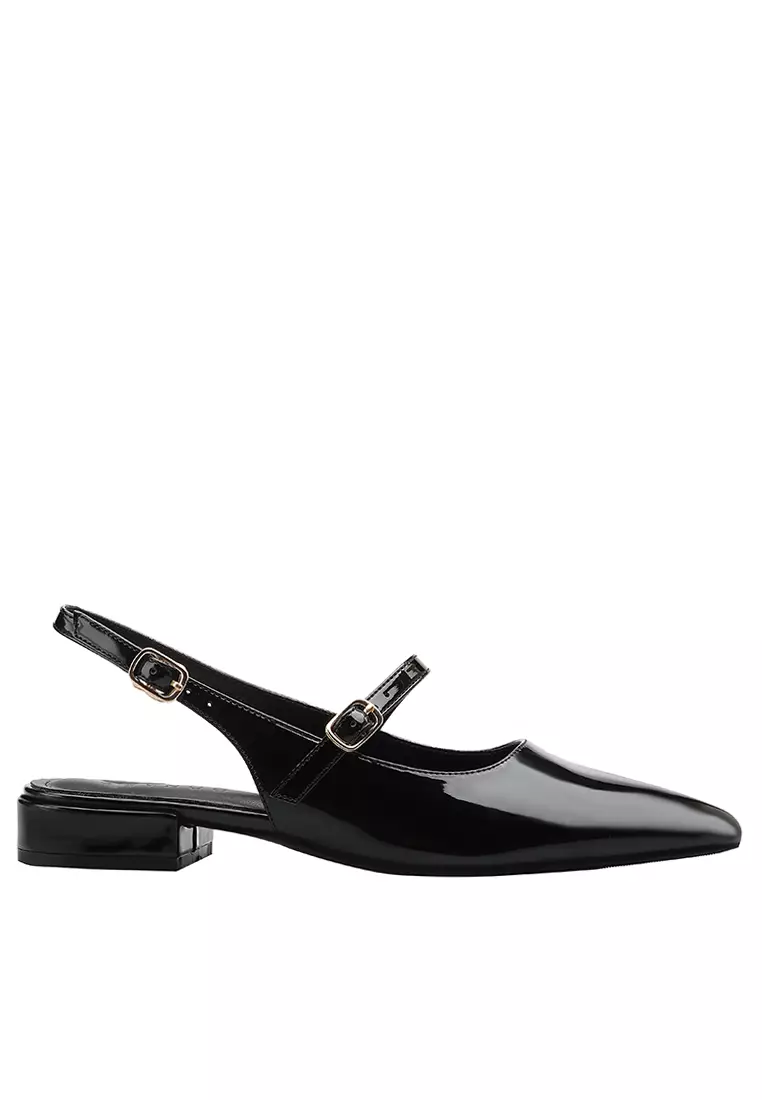 Discount on Twenty Eight Shoes  shoes - SKU: 2.5cm Patent Leather Slingback Heel Te578-2