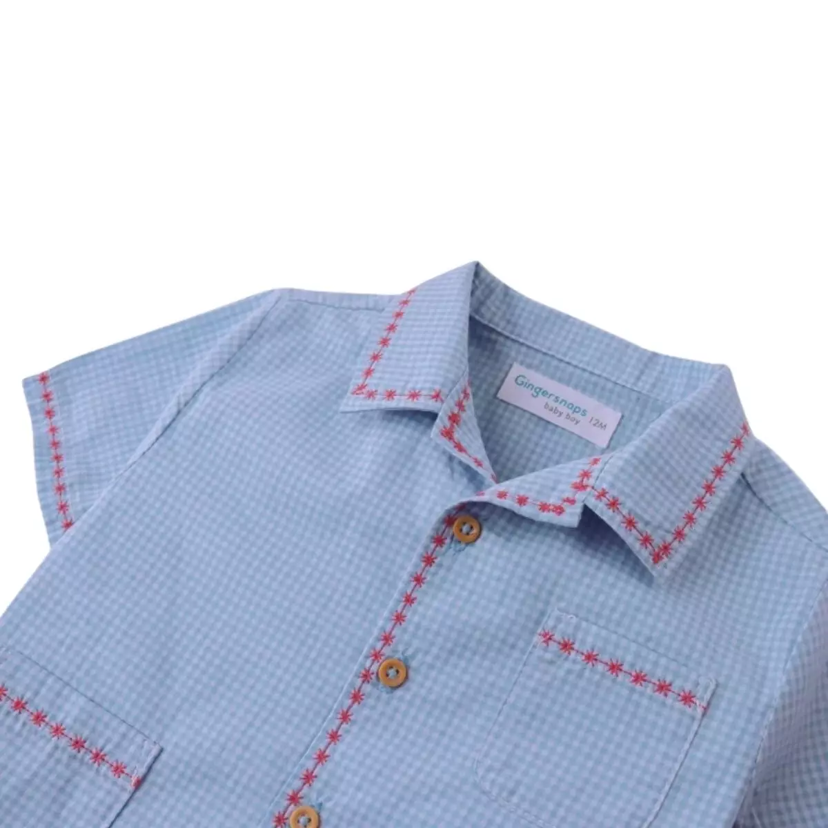 Gingersnaps Baby Coney Island Woven Btndown - Kemeja Bayi Laki-laki