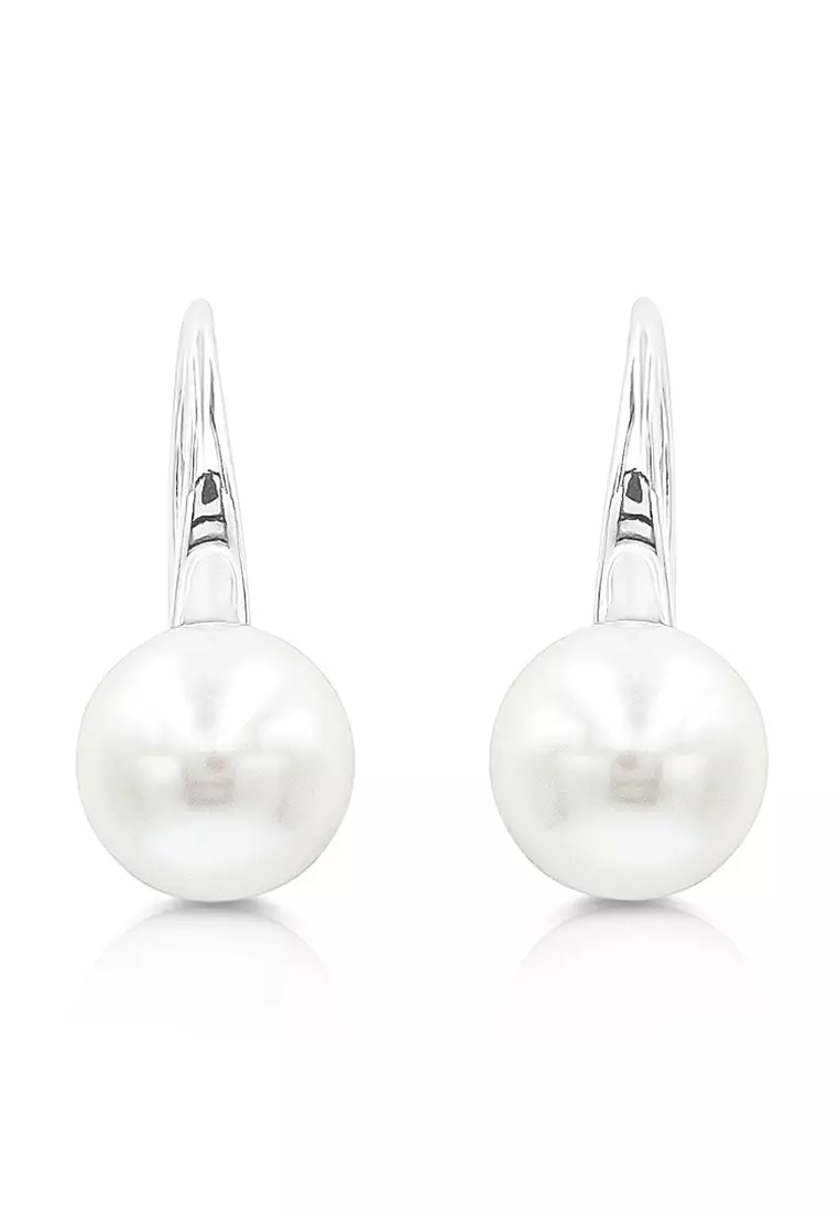 White crystal earrings hot sale