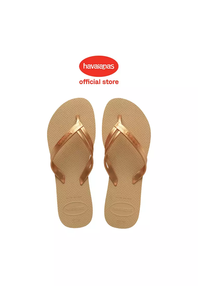 [ONLINE EXCLUSIVE] Havaianas 0570 Elegance Golden - Sandal Wanita