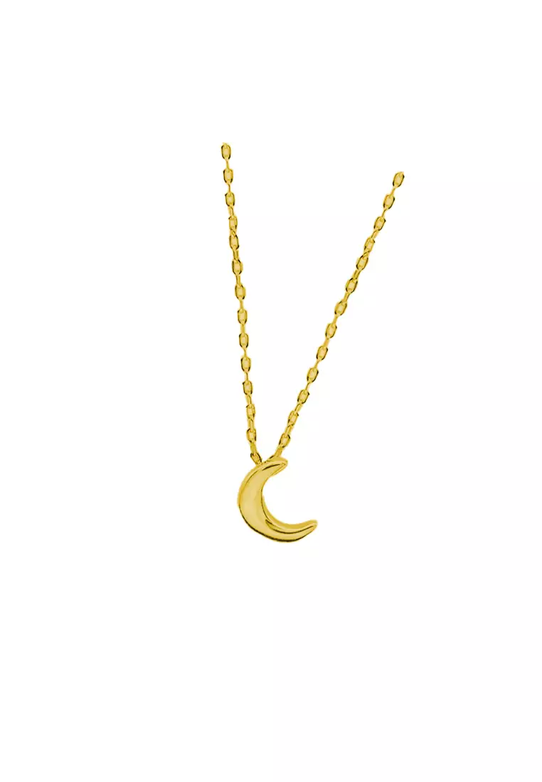 LDR1311 Collana con mezzaluna in argento S925_voghion.com