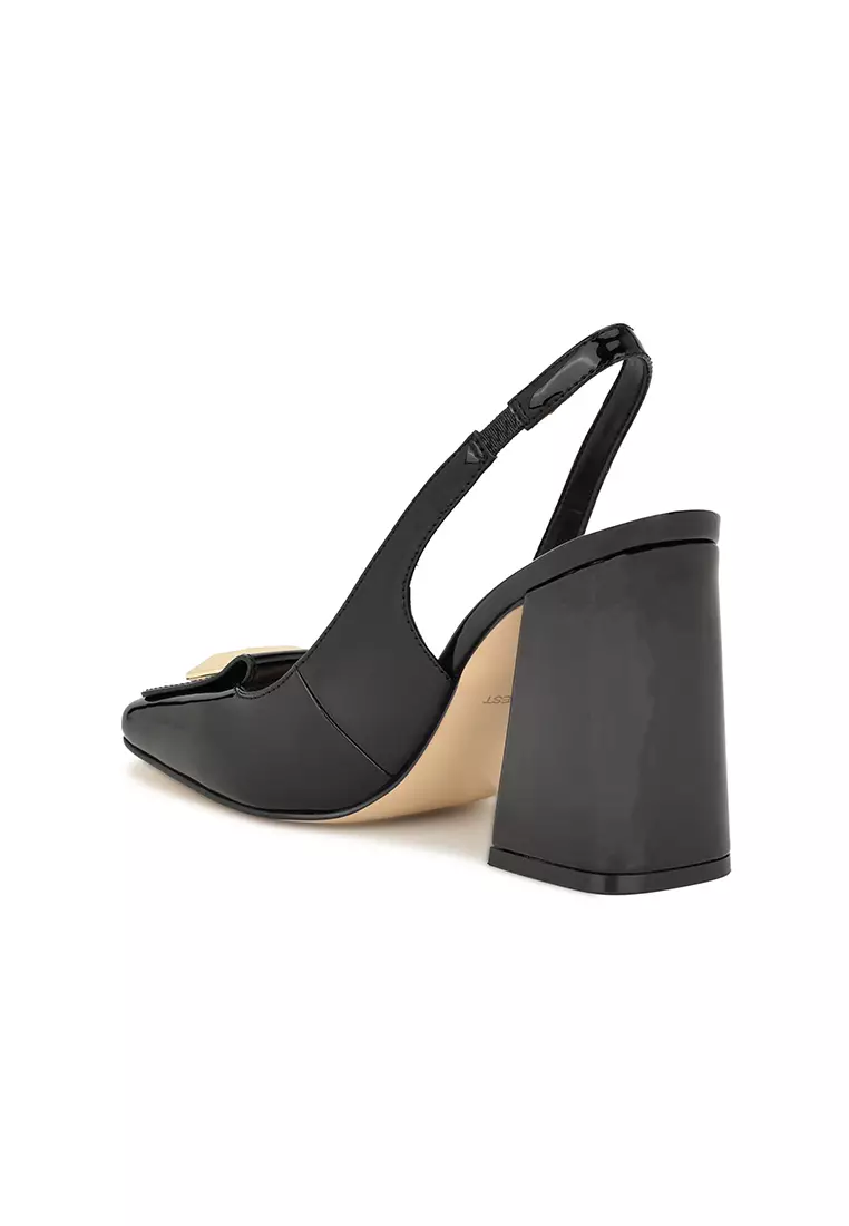 Buy Nine West Seryen Block Heel Slingback Pumps Black 2024 Online ...