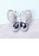 Glamorousky white Elegant Bright Butterfly Brooch with Blue Cubic Zirconia C29C9AC9290030GS_3