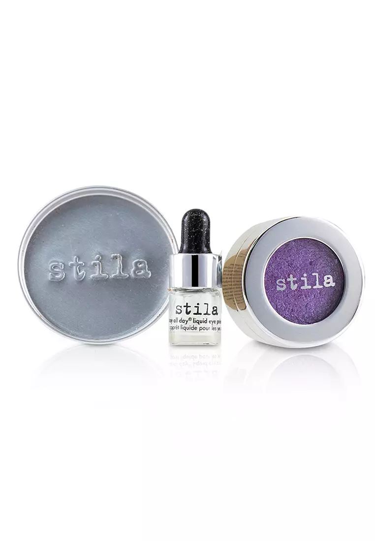金屬色高光眼影套裝 - # Metallic Violet 2pcs