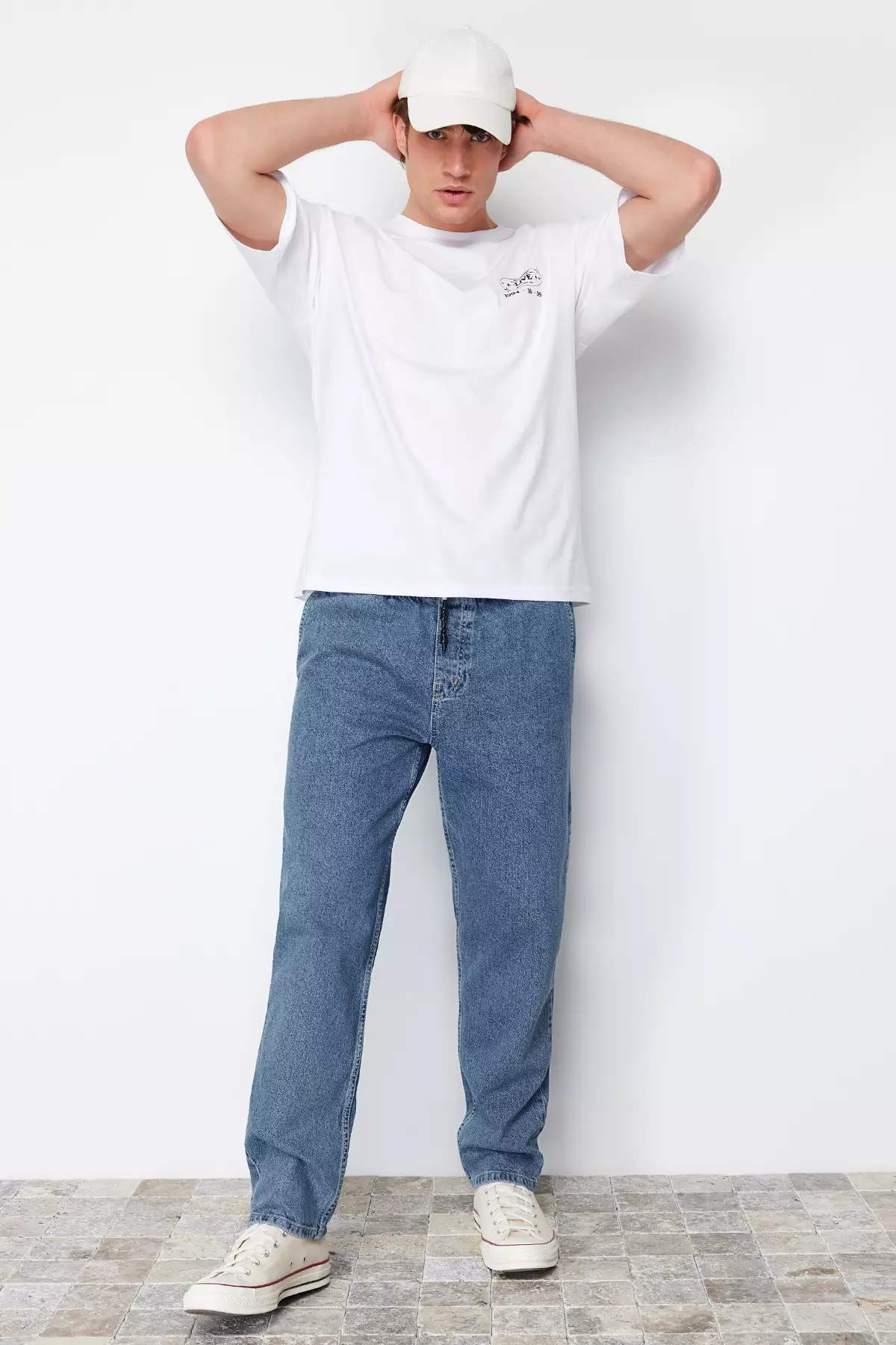 Elastic Waist Jeans