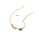 Glamorousky silver 925 Sterling Silver Plated Gold Simple Personality Geometric Necklace with Colored Cubic Zirconia 00F92AC1BACA90GS_2