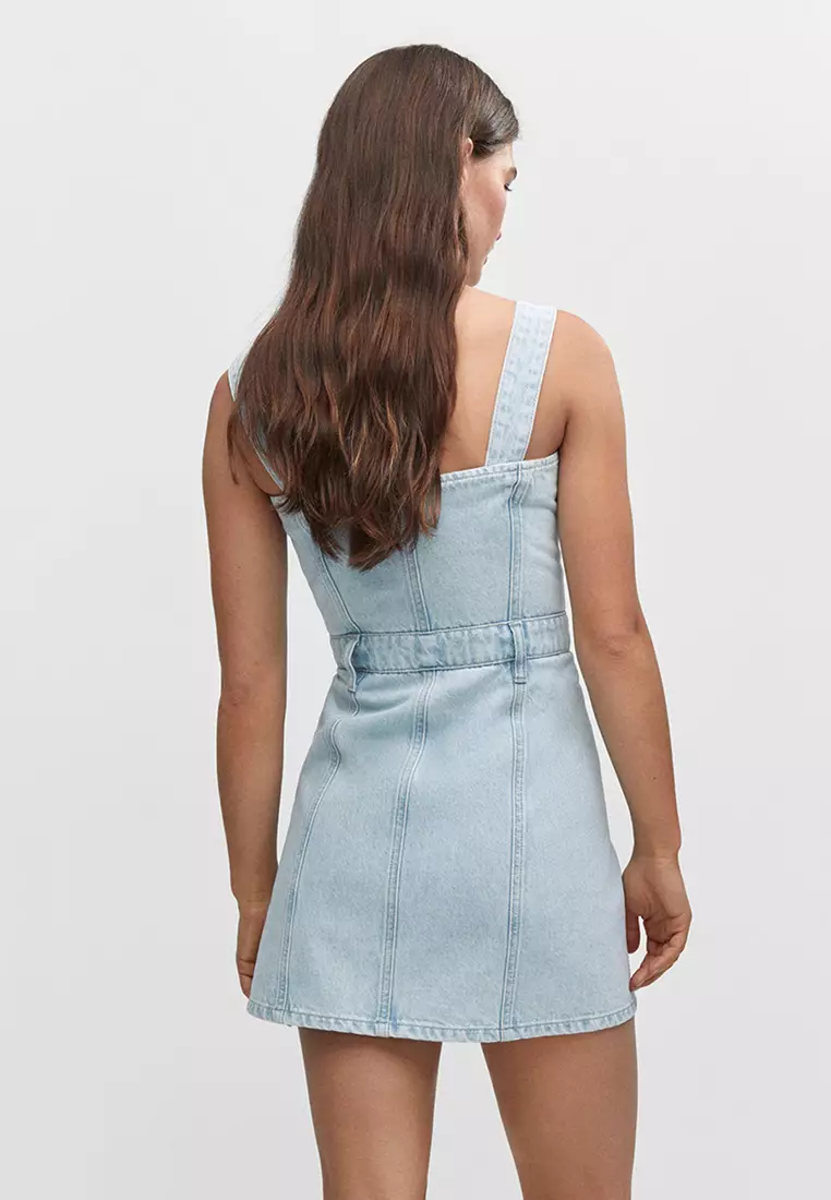 Mango soft denim dress 2025