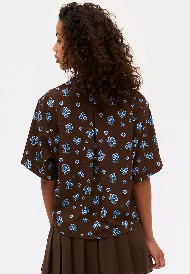 Buy Monki Button-Up Blouse Online | ZALORA Malaysia