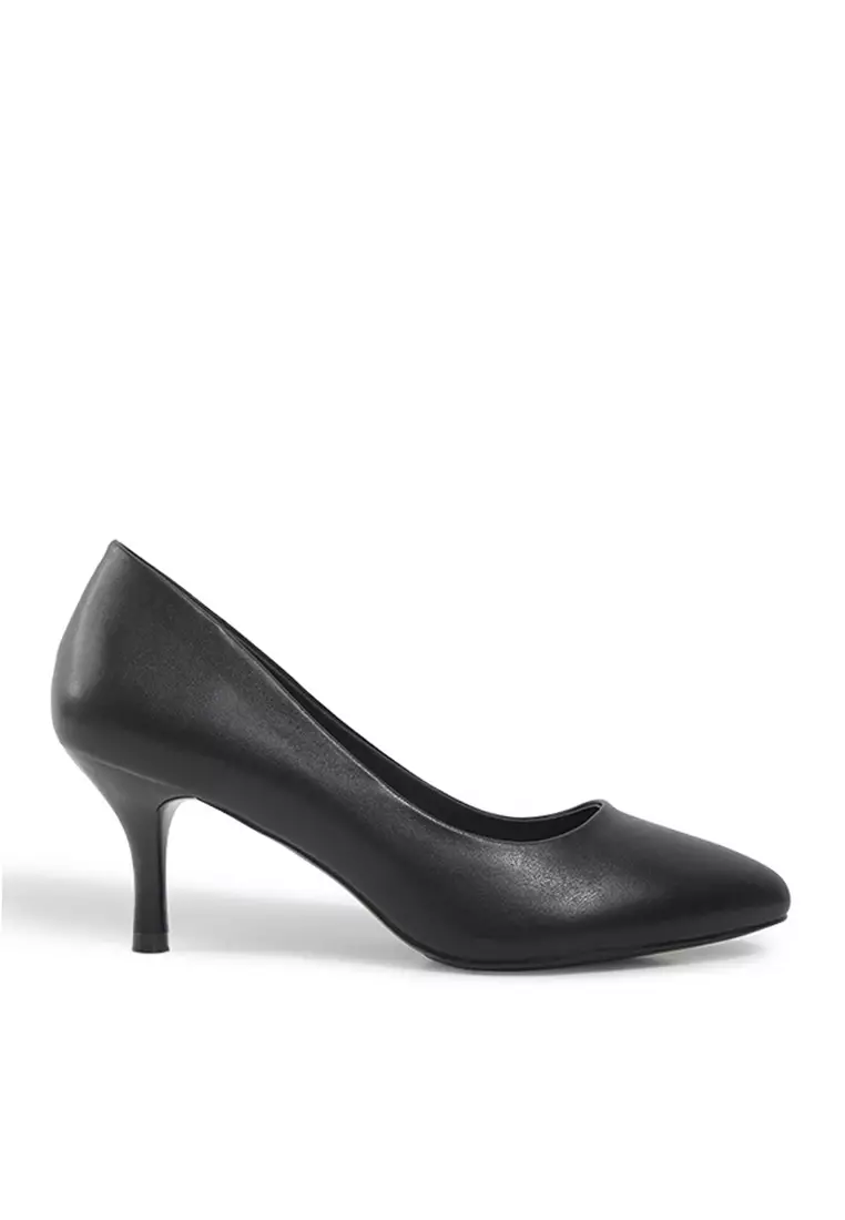 Discount on Twenty Eight Shoes  shoes - SKU: VANSA Simple Top Layer Cowhide High Heel Pumps VSW-H019.7