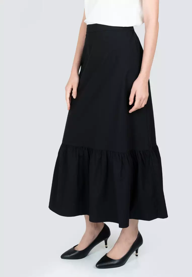 Polo Haus - Women’s Tiered Long Skirt WBLS003