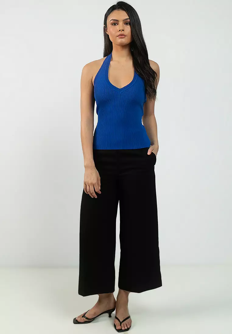 Chantell Halter Knit Top