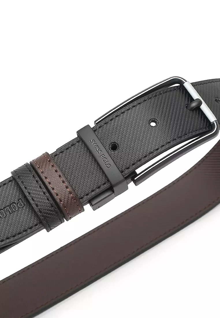 Men's 35mm Pin Buckle Belt (腰帶) - 黑色