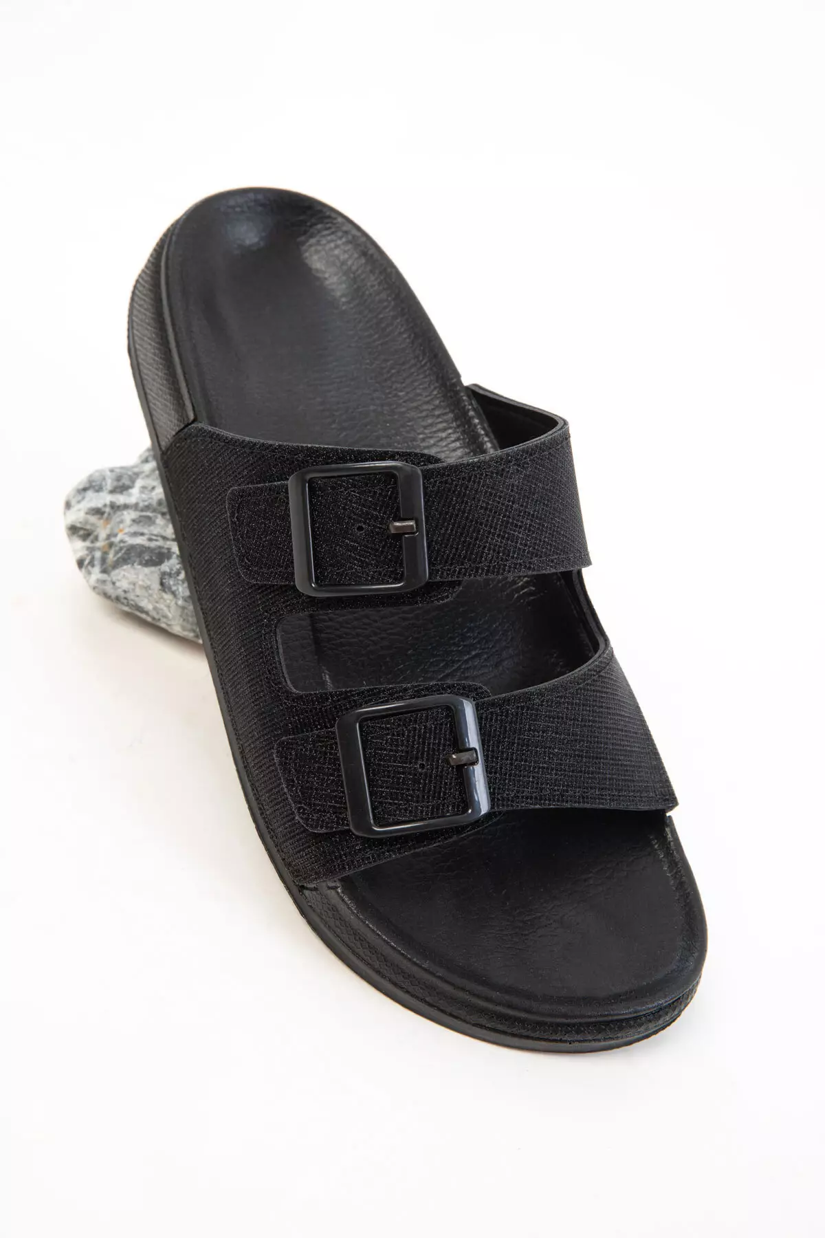 Black Women's Slippers 20784