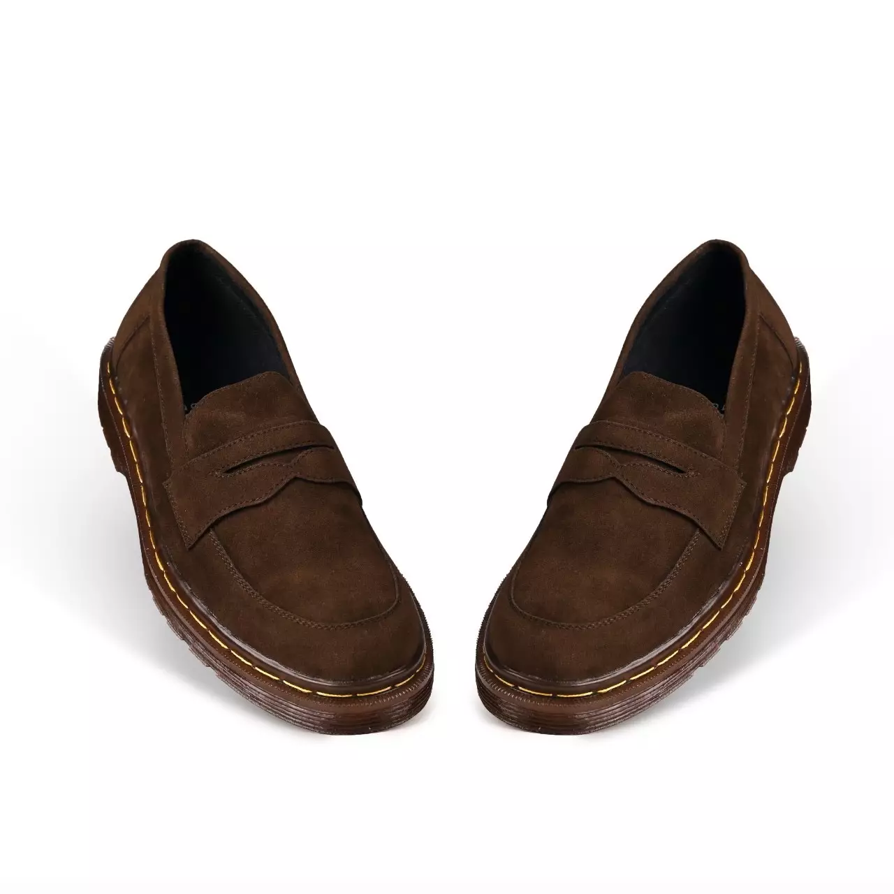 Country Boots Xabi - Sepatu Suede Slip On Formal Brown
