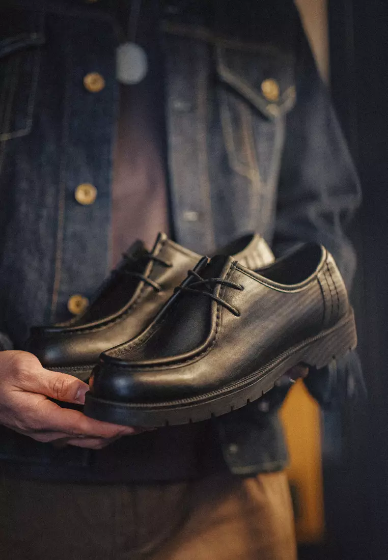 Vintage Leather Derby Shoes CQ2401201