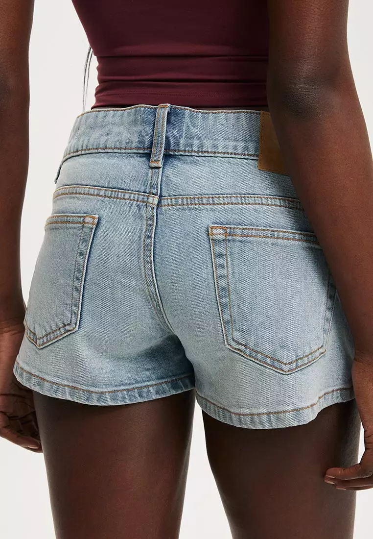 Micro Low Denim Short