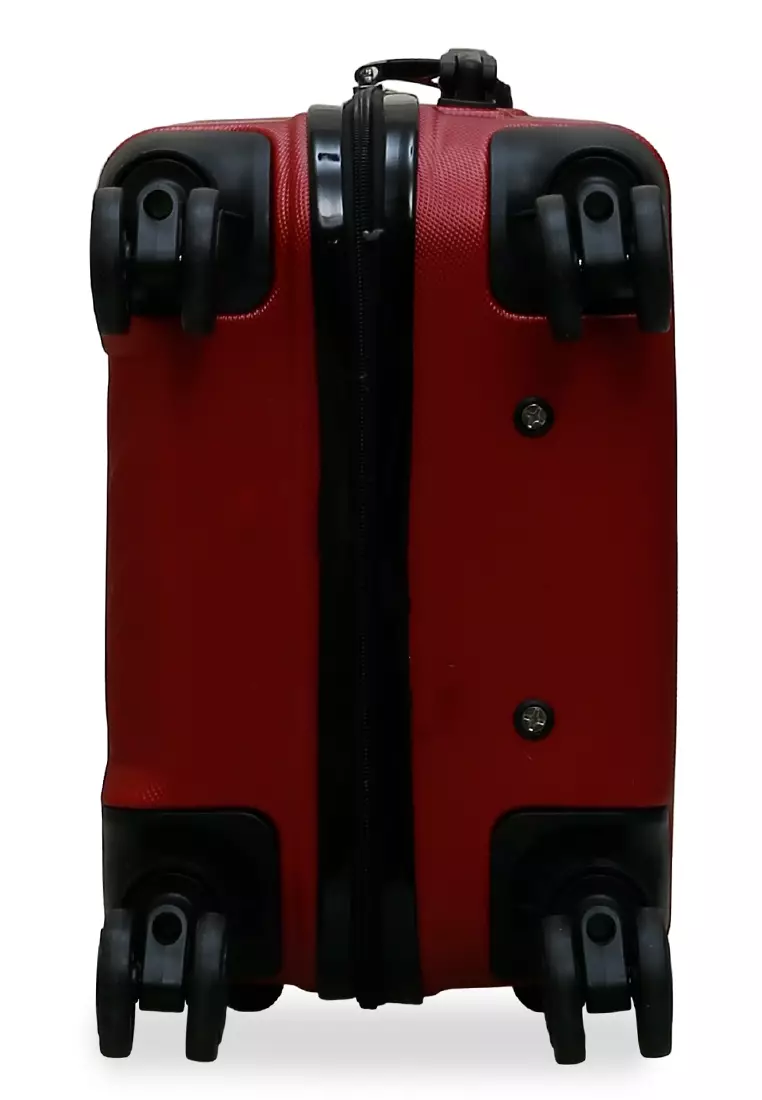 Carlton Koper Unisex Size 20 Inch Suitcase Large Compartment Material ABS+PVC Coated ORIGINAL - Red