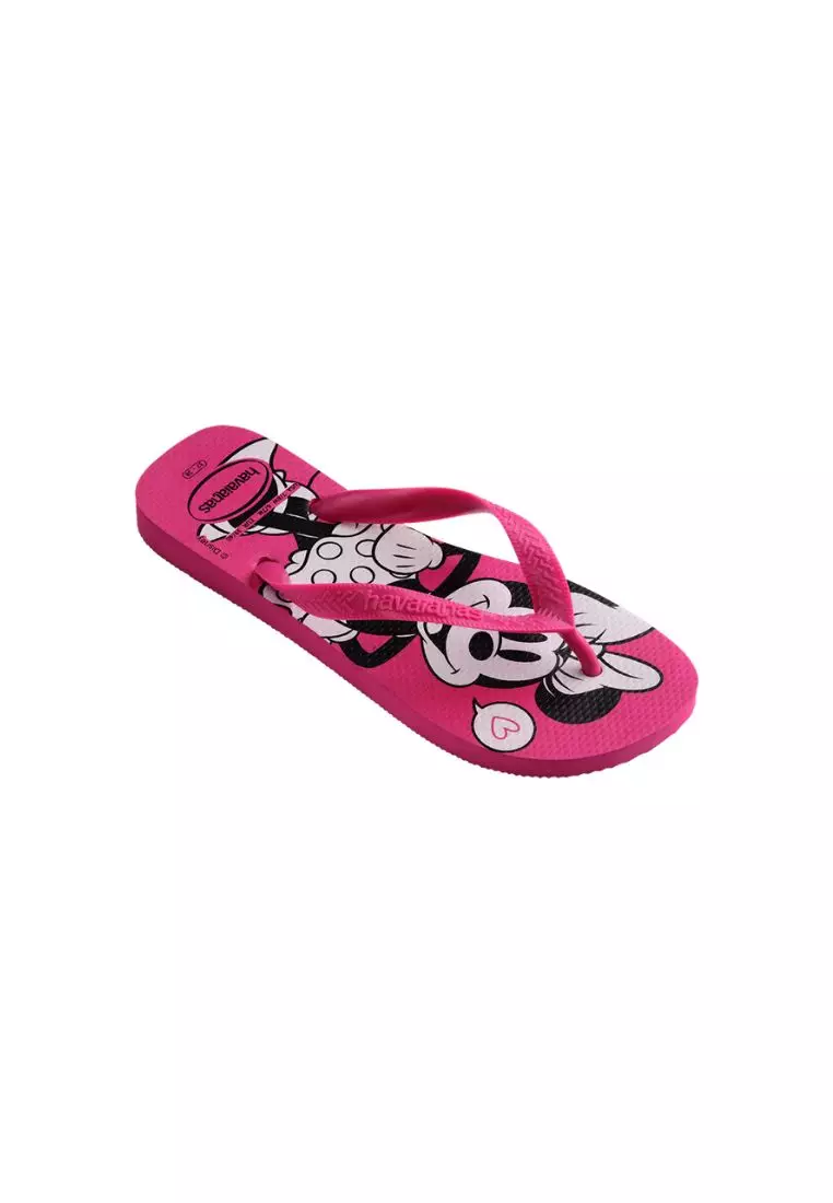 Buy Havaianas Kids Top Disney Flip Flops Pink Electric Online