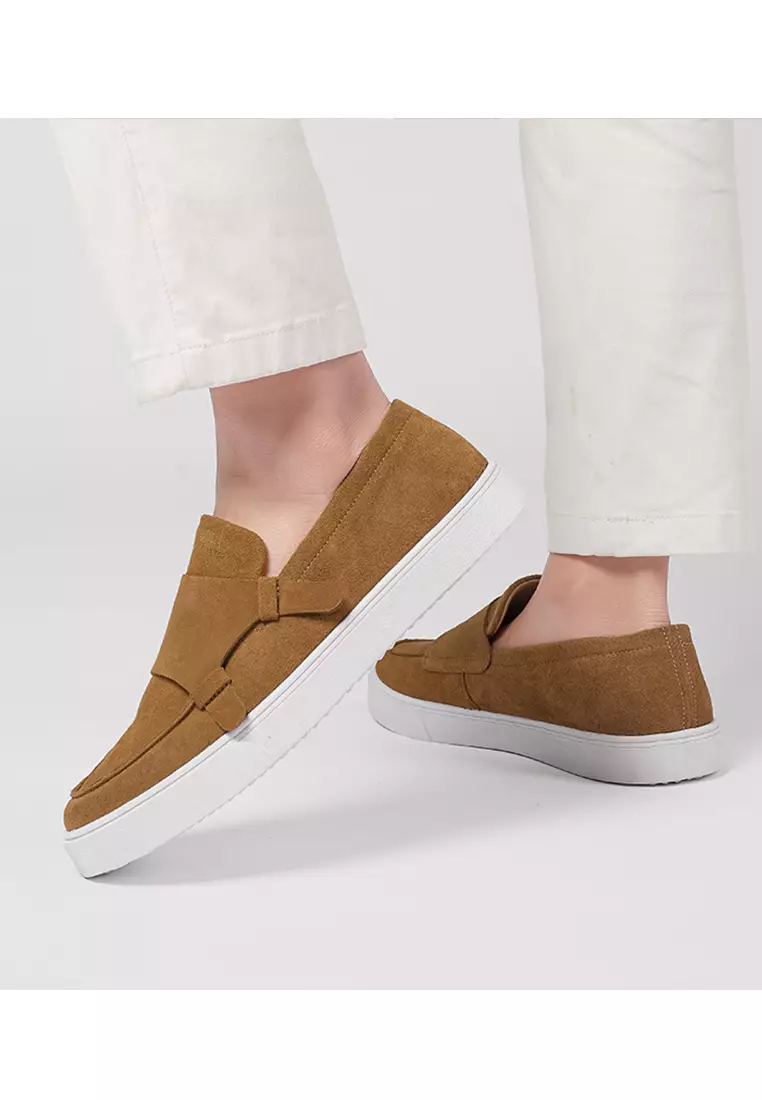 牛反絨孟克式樂福鞋 MK9225-5