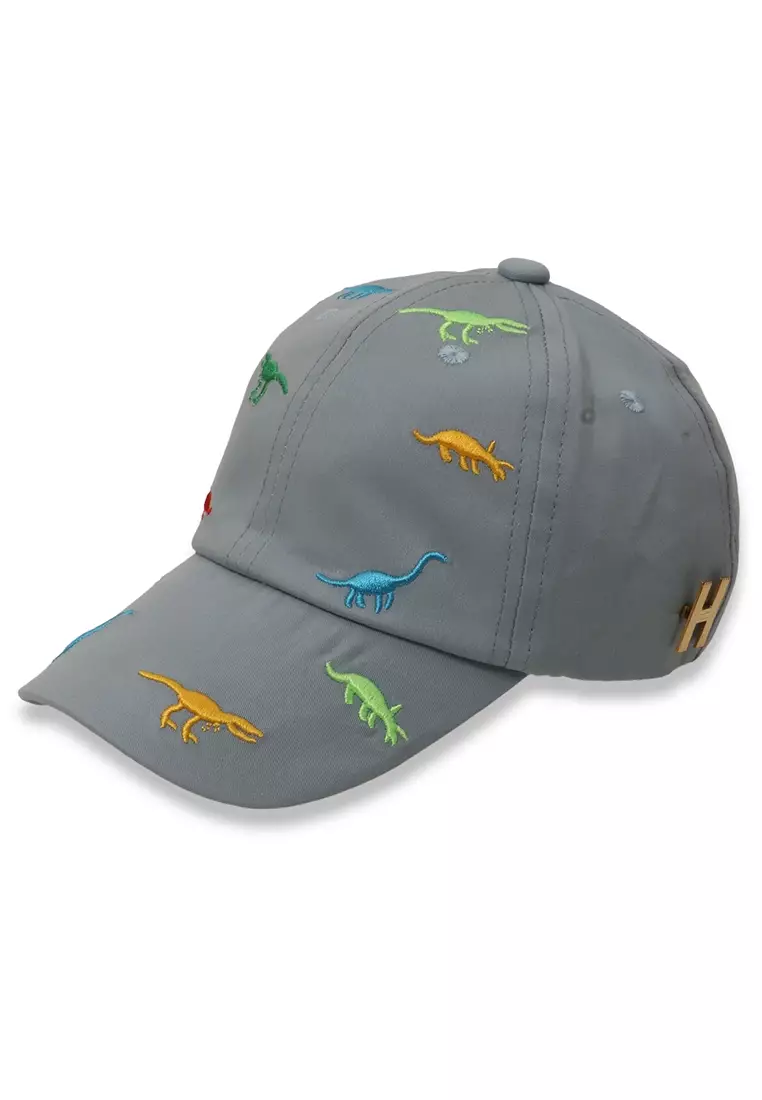 Javer Topi Anak Unisex Motif Dinosaurs Aksesoris Fashion Kid Baseball Caps Material Cotton ORIGINAL - Blue