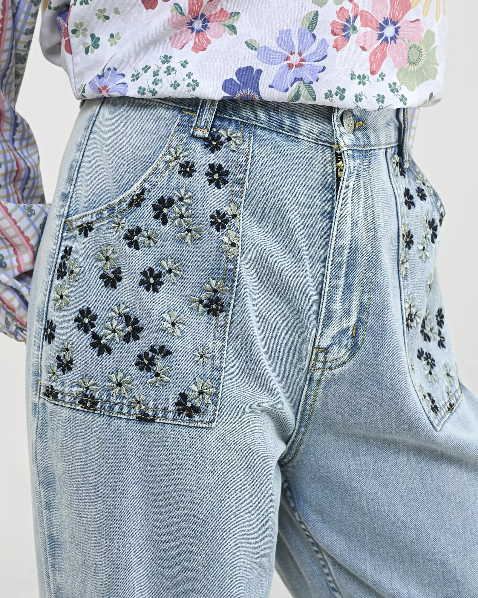 Geulis.id OAKLEV DENIM PANTS - Lightdenim