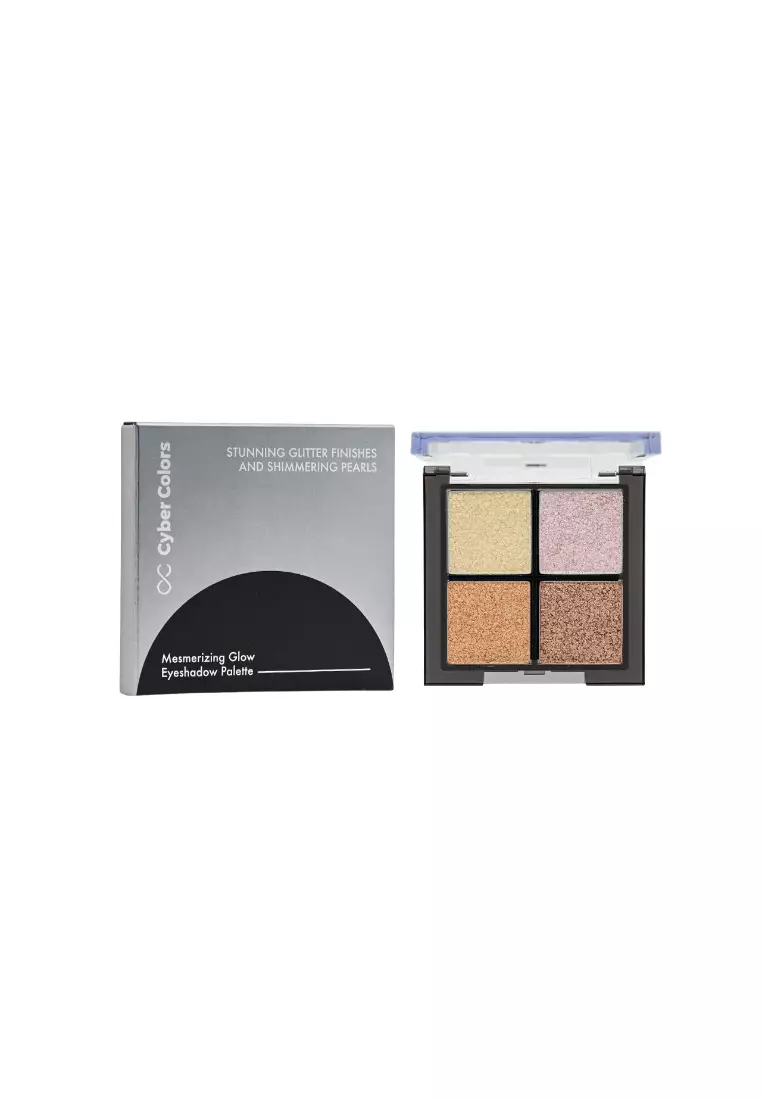 CYBER COLORS Mesmerizing Glow Eyeshadow (#M01 All About Glitter)(7.2g)7.2g M01 AAG