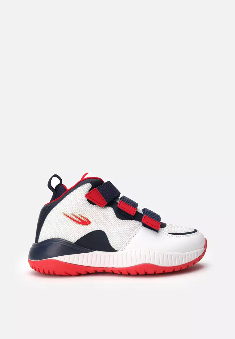 Boys velcro online basketball shoes