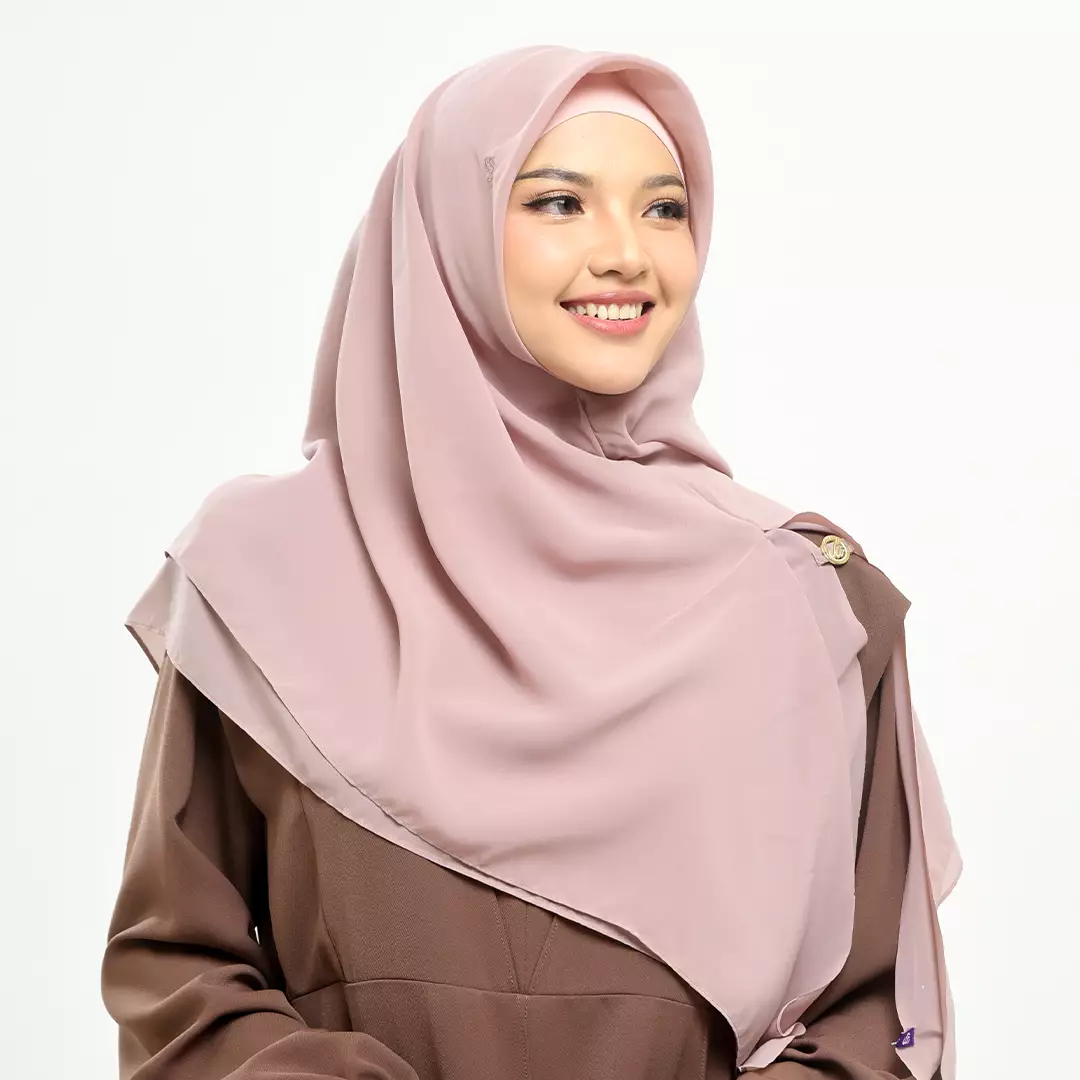 Rabbani - Kerudung Instan Zanan Haddala Exclusive - Dusty Pink