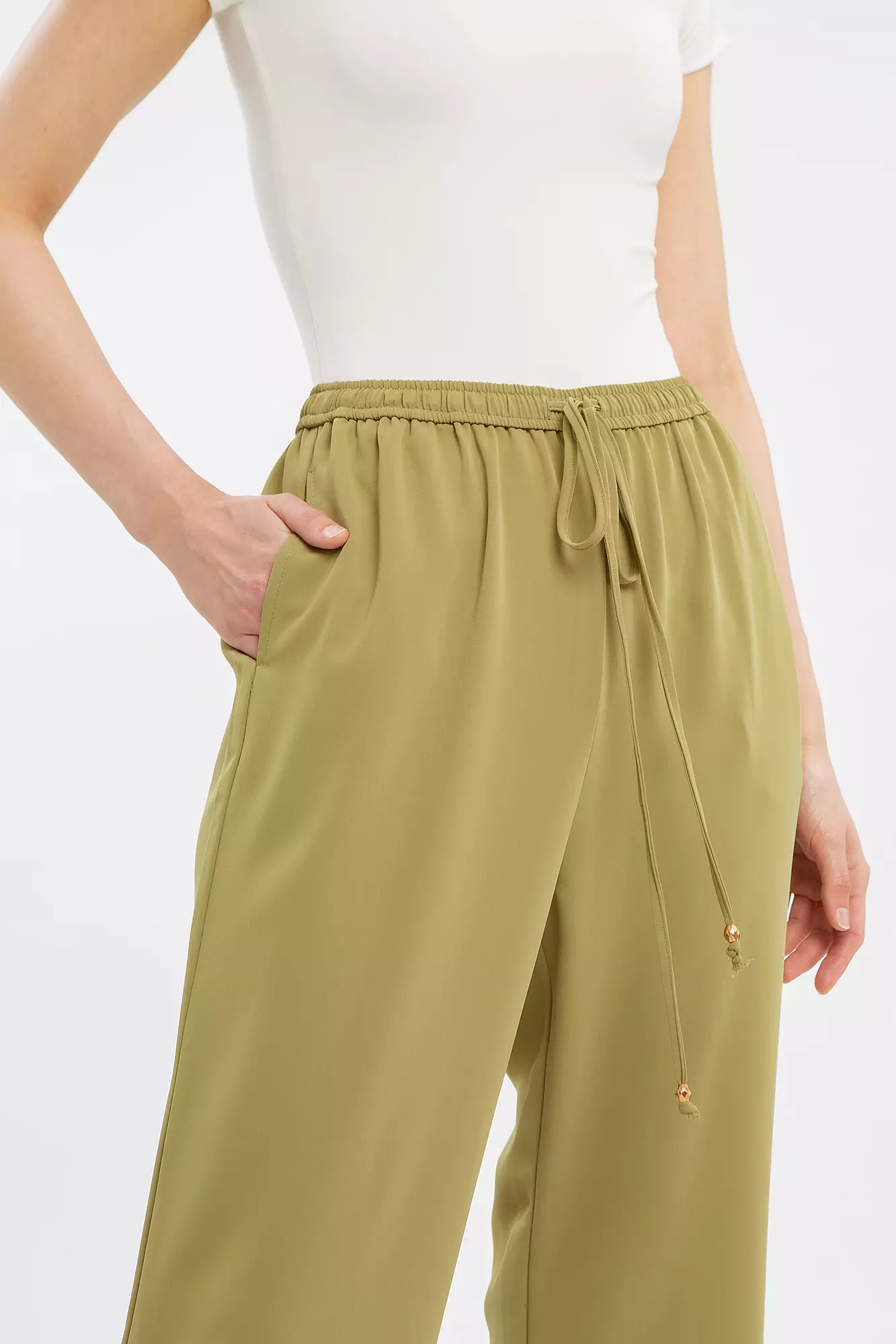 Minimal Jasmine Pants Sage Warna SAGE