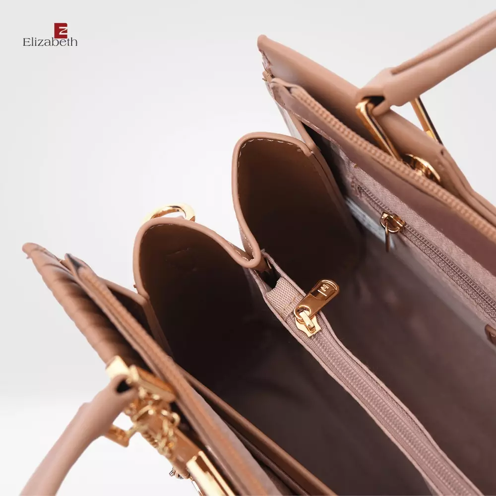 Tas Elizabeth Dimity Handbag Khaki