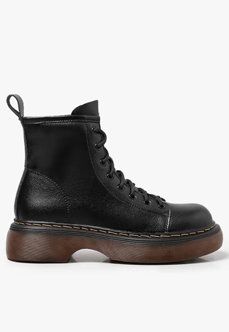 5CM Platform Leather Martin Boots MZ79526