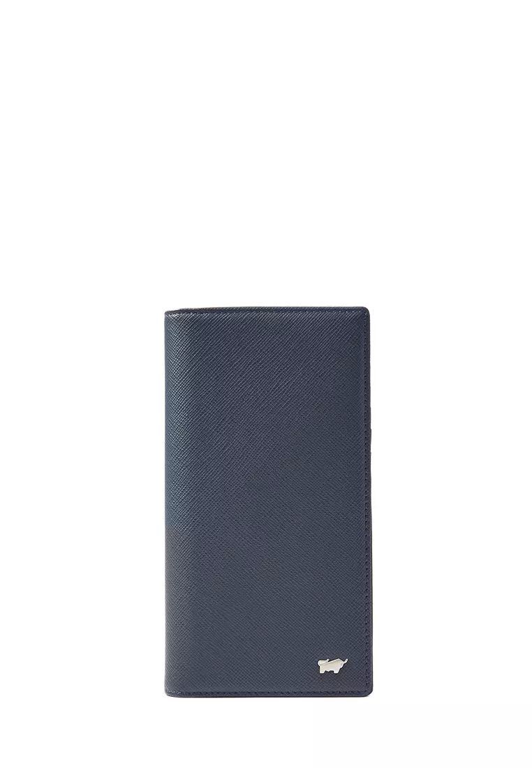 Celine Homme logo-print Textured-leather Cardholder - Men - Navy Wallets
