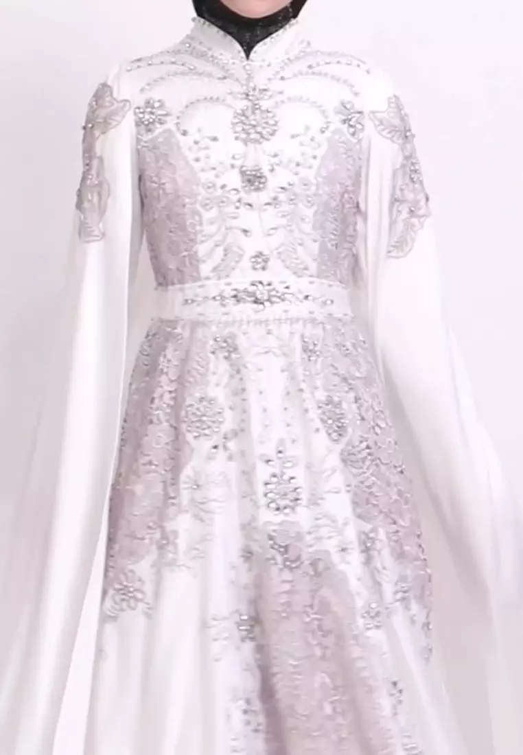 Bibiq Gamis Brokat Satin