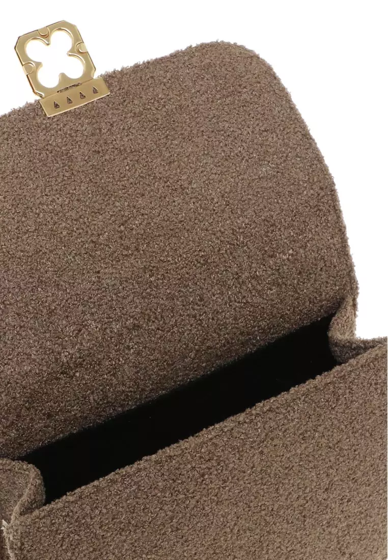 Anxar Slingbags Wanita Tali Rantai Design Casual Premium Quality - Darkgrey