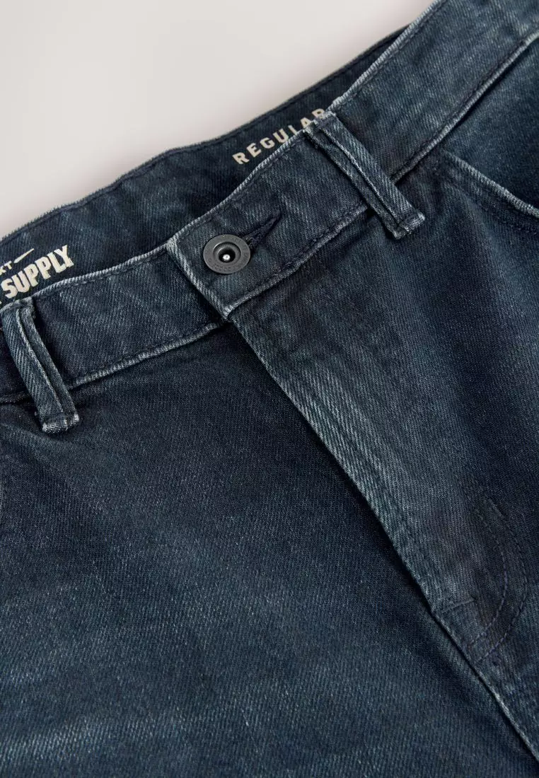 Authentic Stretch Denim Jeans Regular Fit