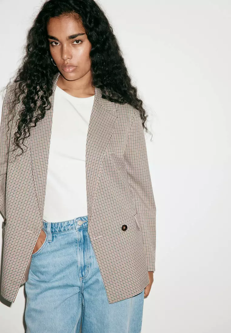 Micro-Houndstooth Jacket