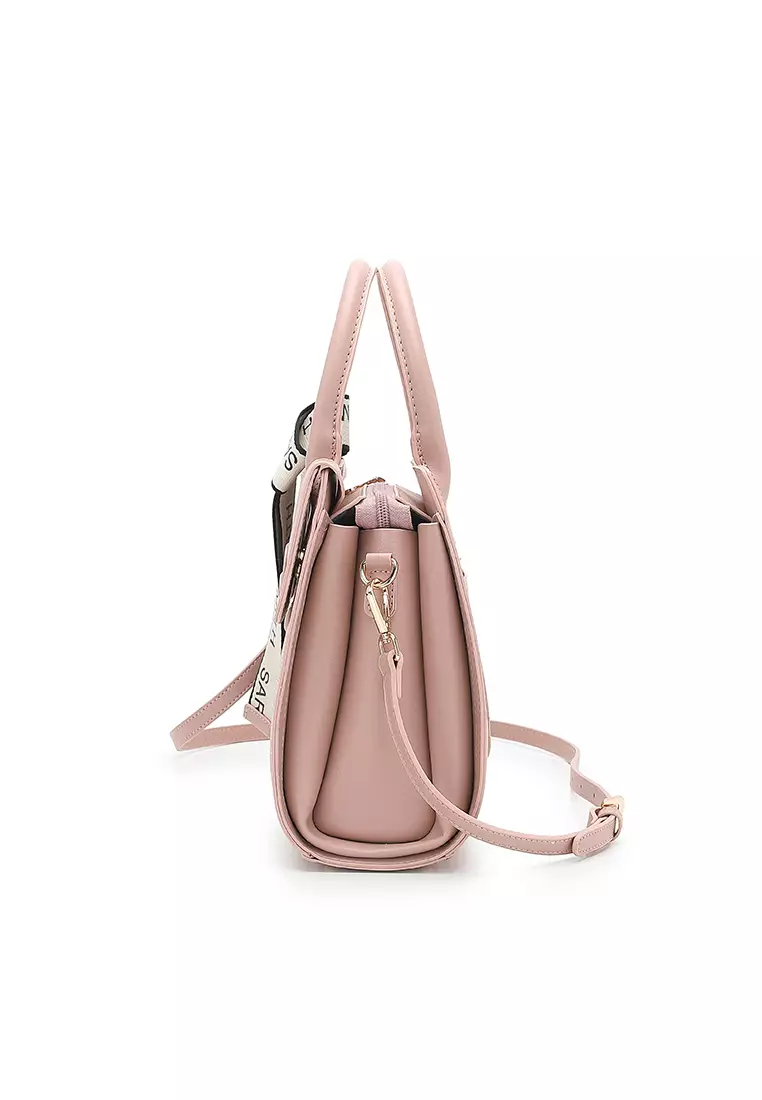 Women's Top Handle Bag / Sling Bag / Crossbody Bag (手拿袋 / 斜孭袋) - 粉紅色