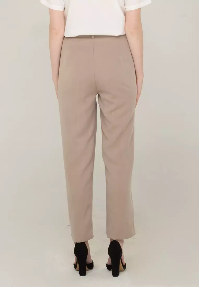 Allona Relaxed-Fit Pants with Pocket Detail