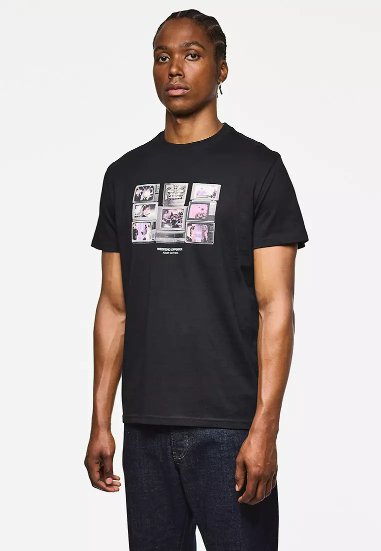 Black Graphic Tees Cheap Mens Jag Black Men's Graphic Tee