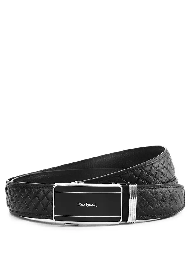 Ikat pinggang Pria kulit Formal Rel Autolock Belt Hitam