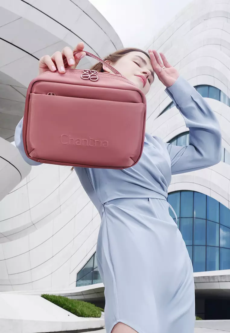 Waterproof Zippered Toiletry Pouch Travel Makeup Bag For Women