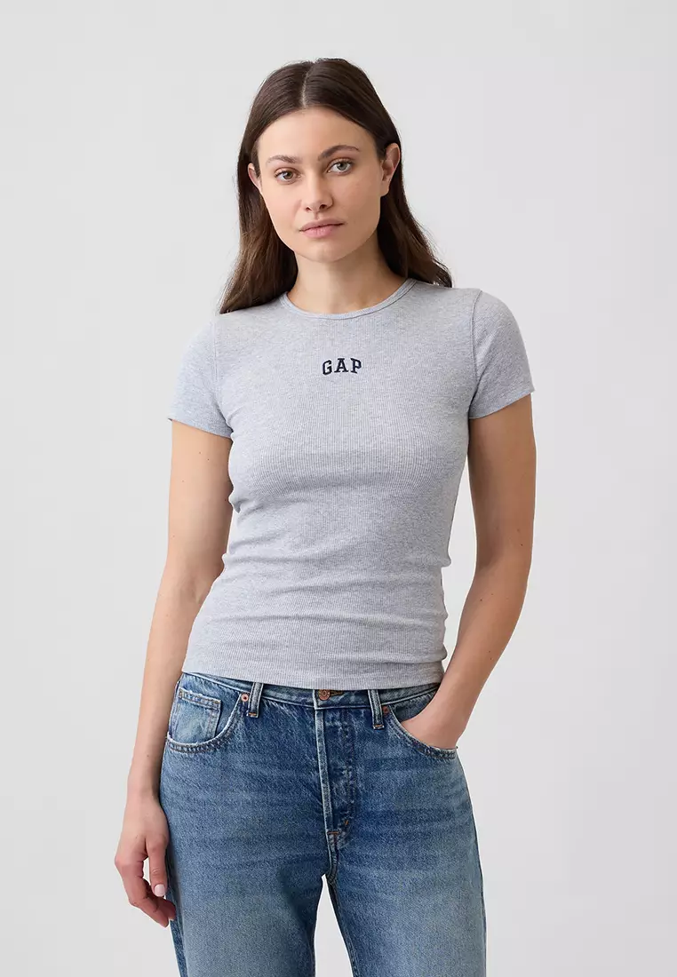 Buy GAP Modern Rib Logo Top 2026 Online | ZALORA