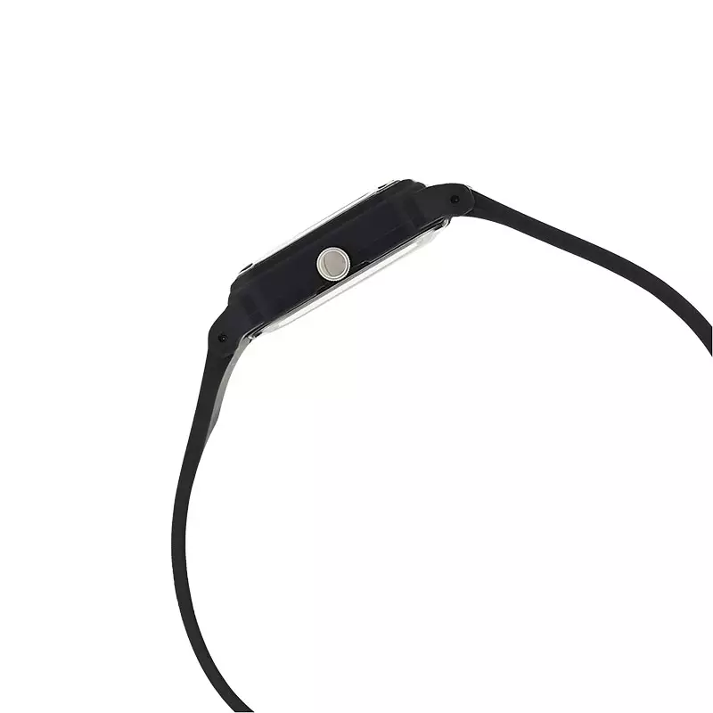 Jam Tangan Unisex Analog Casio Standard LQ-142-1EDF LQ142 Black Dial Black Rubber Band