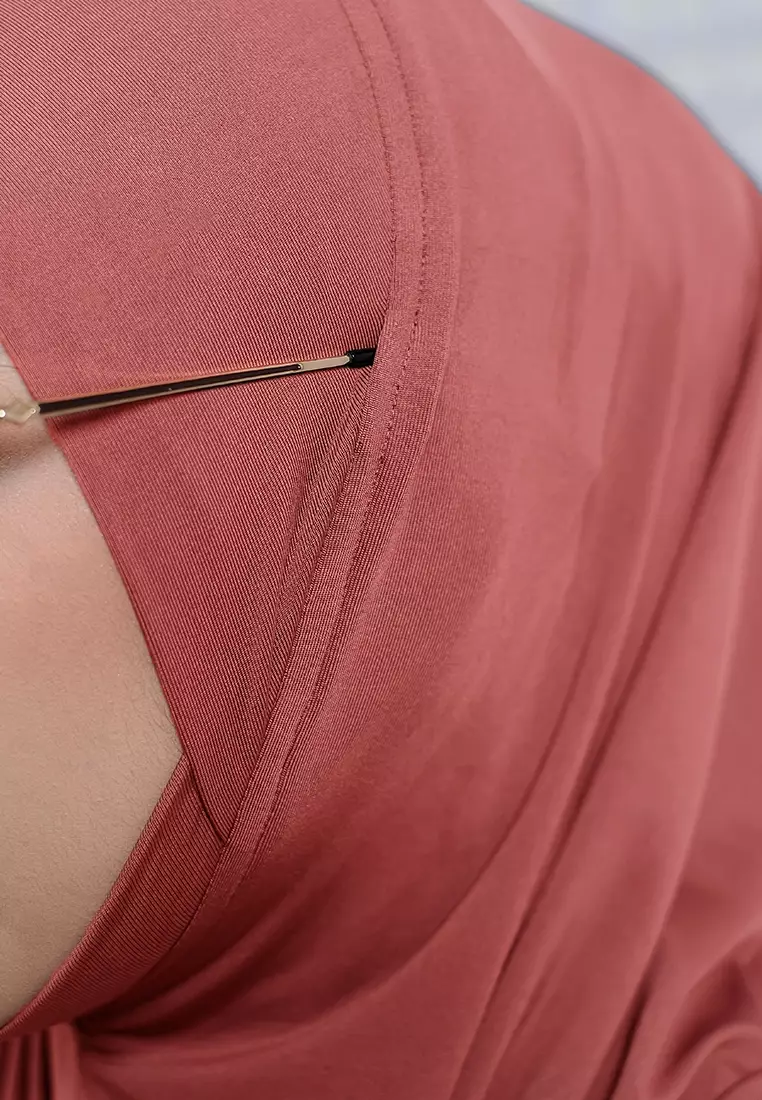 HIJAB INSTAN LUNA - LIGHT SALMON