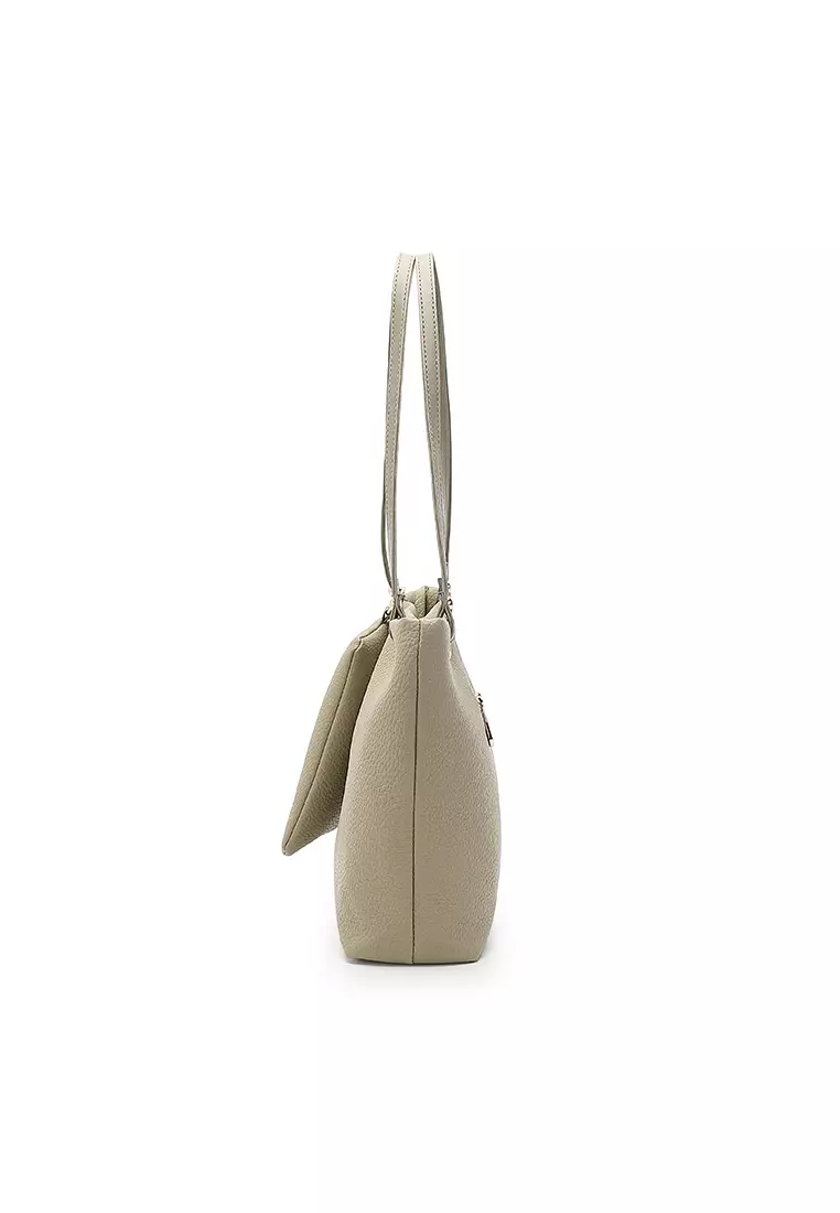 Women's 2-in-1 Tote Bag & Pouch - Green