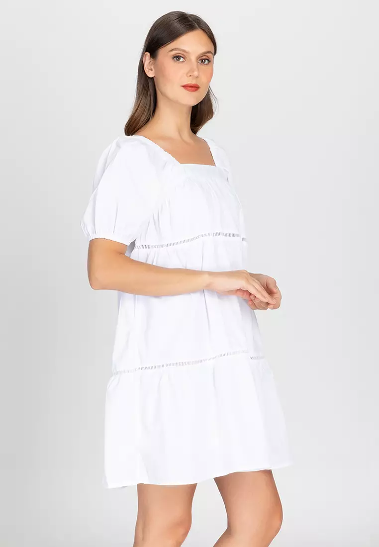 Clemence Square Neck Tent Dress
